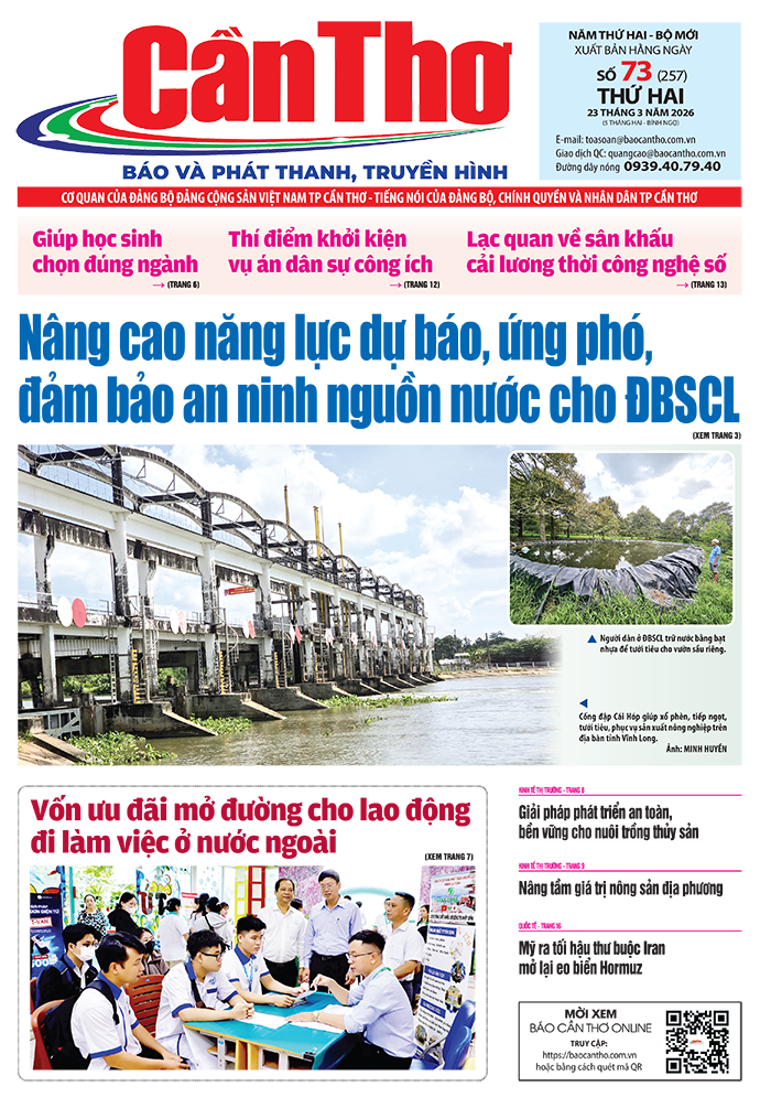 Số 73, Thứ Hai (23/03/2026)