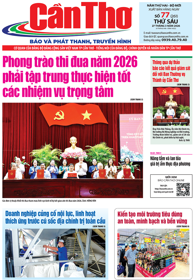 Số 77, Thứ Sáu (27/03/2026)