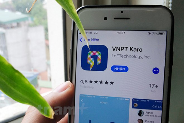 Người dùng có thể tải Karo về thiết bị chạy hệ điều hành iOS, Android và máy tính. Ảnh: T.H/Vietnam+
