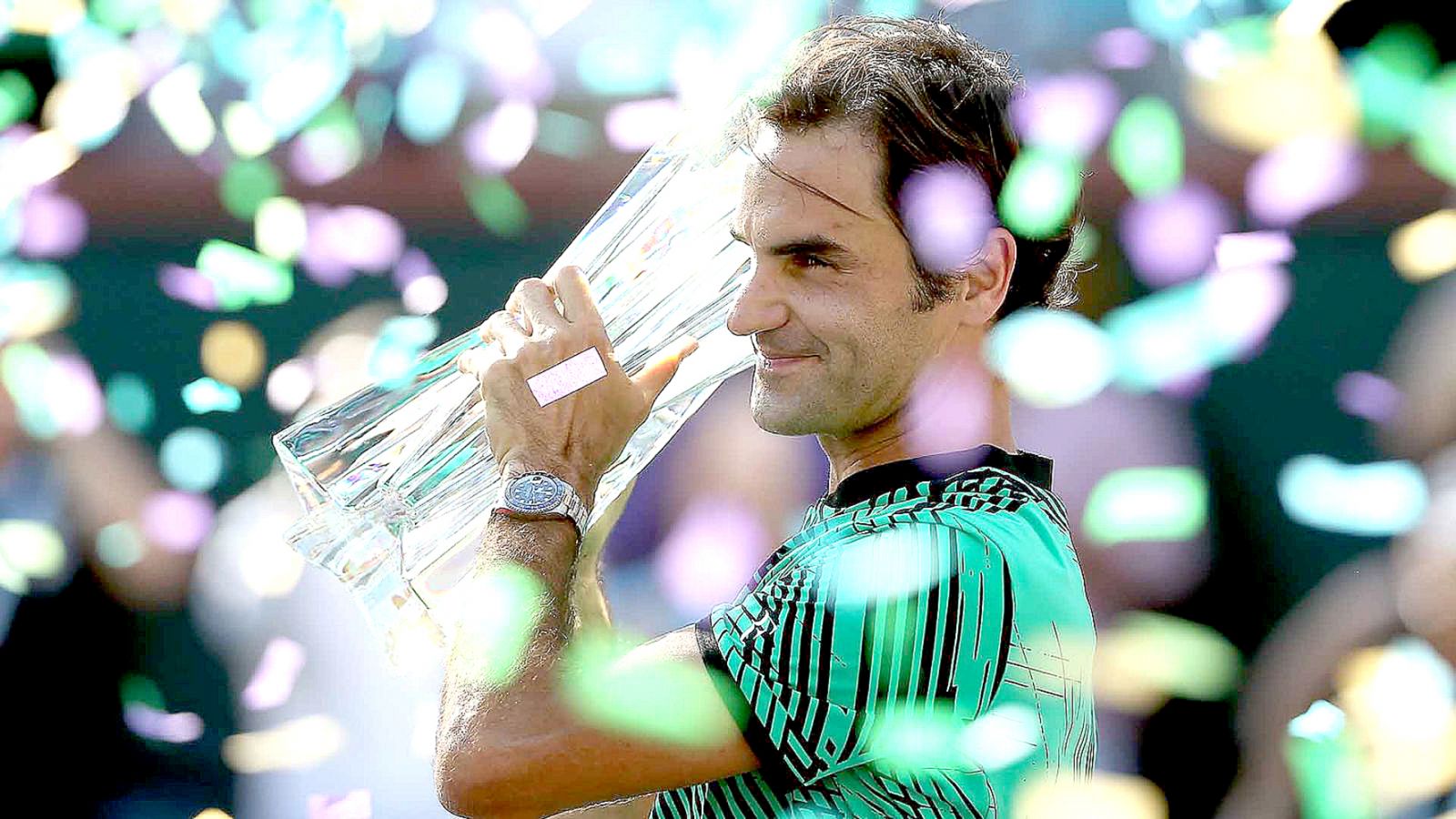 Federer vô địch Indian Wells 2017. Ảnh: ATP