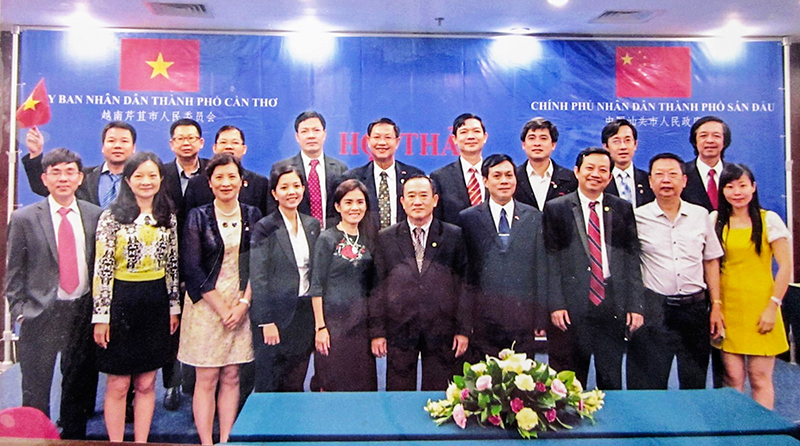 Lãnh đạo TP Cần Thơ tham dự Hội thảo thúc đẩy kinh tế giữa Cần Thơ và TP Sán Đầu (Trung Quốc). (Ảnh chụp lại từ ảnh tư liệu)