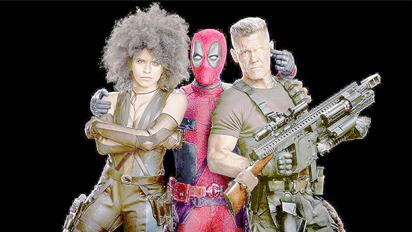 “Deadpool 2” - Hài hước và sâu sắc hơn Quái nhân Deadpool (giữa) và 2 dị nhân khác trong phim.