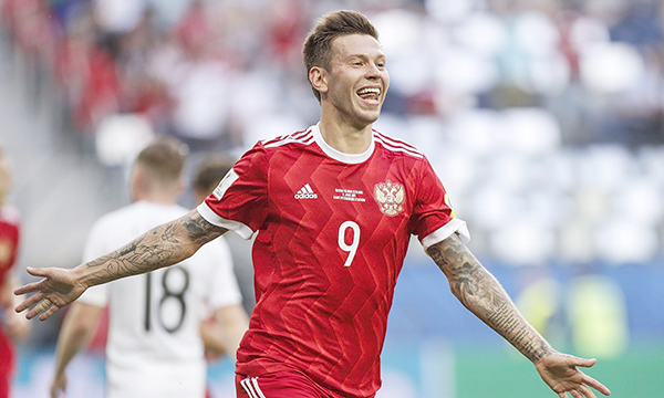 “David Beckham của Nga” Fedor Smolov sẽ là “át chủ bài” của đội chủ nhà. Ảnh: Markingthespot