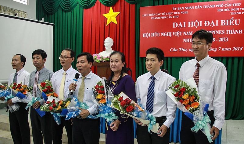 Ban Chấp hành HHN Việt Nam – Philippines TP Cần Thơ, nhiệm kỳ 2018 – 2023 ra mắt tại ĐH.