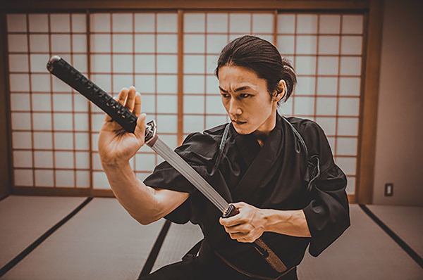 Một nghệ sĩ ninja của Nhật Bản. Ảnh: NY Post