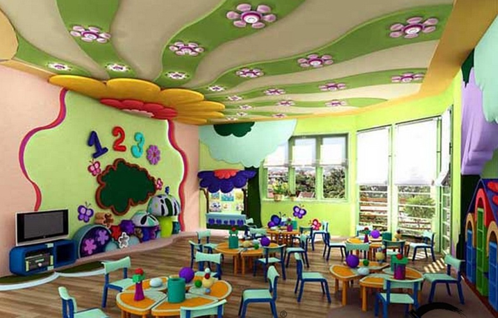 Tiêu chuẩn cần đạt được khi thiết kế mẫu trần thạch cao mầm non