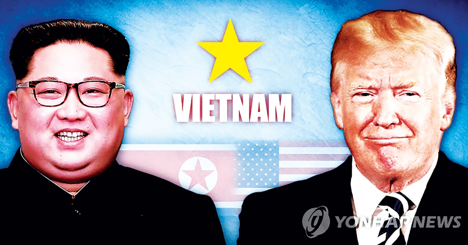 Dư luận quốc tế đang trông chờ cuộc gặp lần hai giữa Tổng thống Trump (phải) và lãnh đạo Triều Tiên Kim Jong-un.