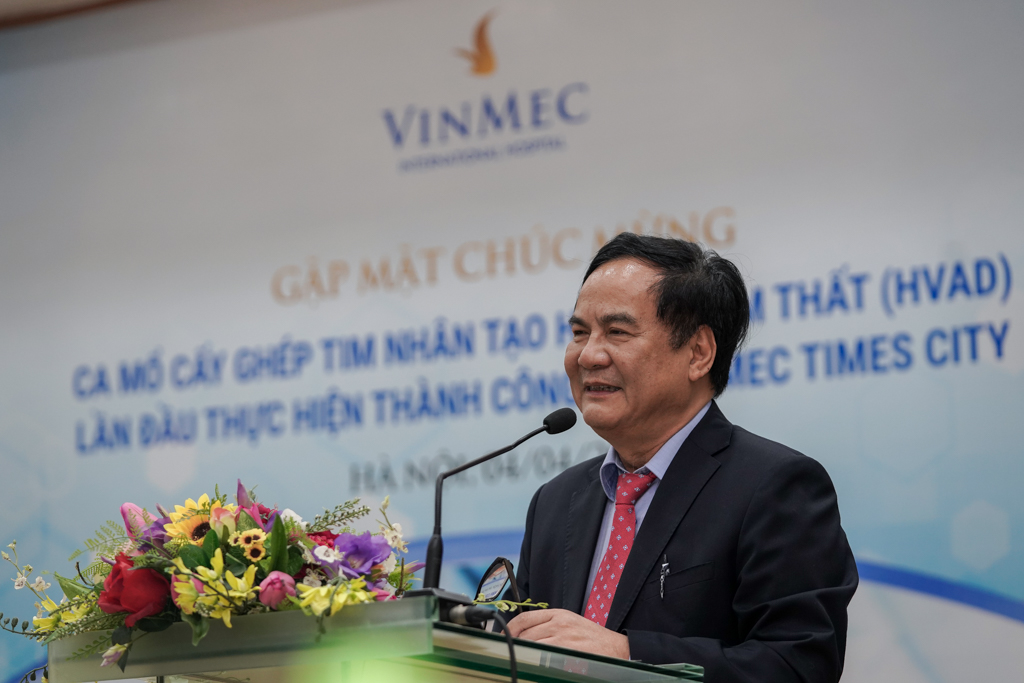 Vinmec cấy ghép thành công tim nhân tạo hổ trợ tâm thất cho bệnh nhân suy tim giai đoạn cuối