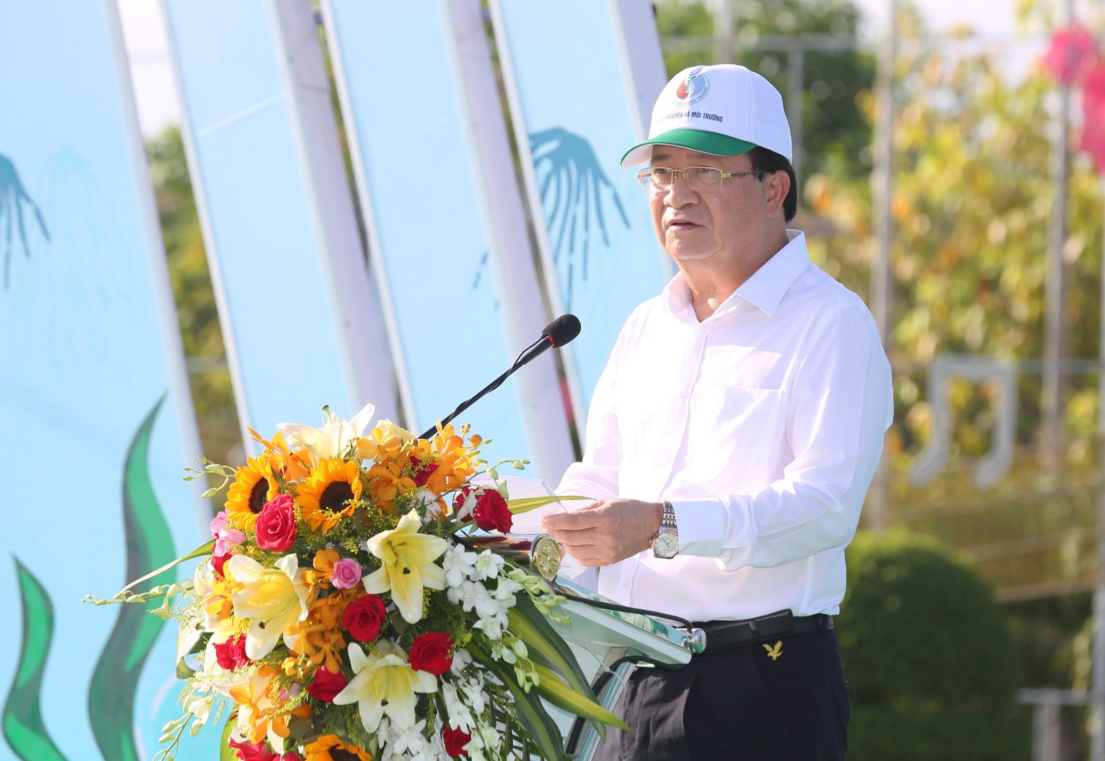 Phó thủ tướng Trịnh Đình Dũng phát biểu tại buổi lễ