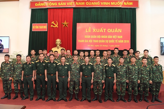 Đoàn Quân đội nhân dân Việt Nam xuất quân tham gia Army Games 2019