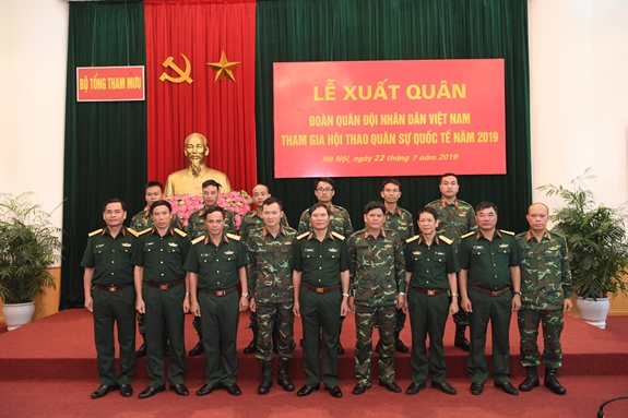 Đoàn Quân đội nhân dân Việt Nam xuất quân tham gia Army Games 2019