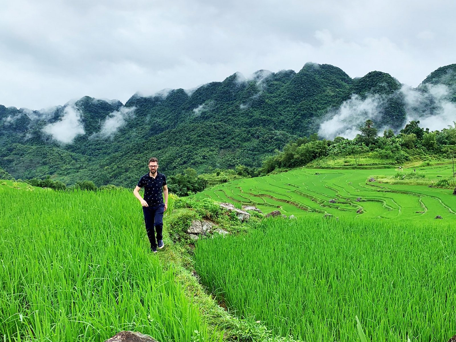 Vẻ đẹp thơ mộng của Pù Luông thu hút nhiều du khách quốc tế.