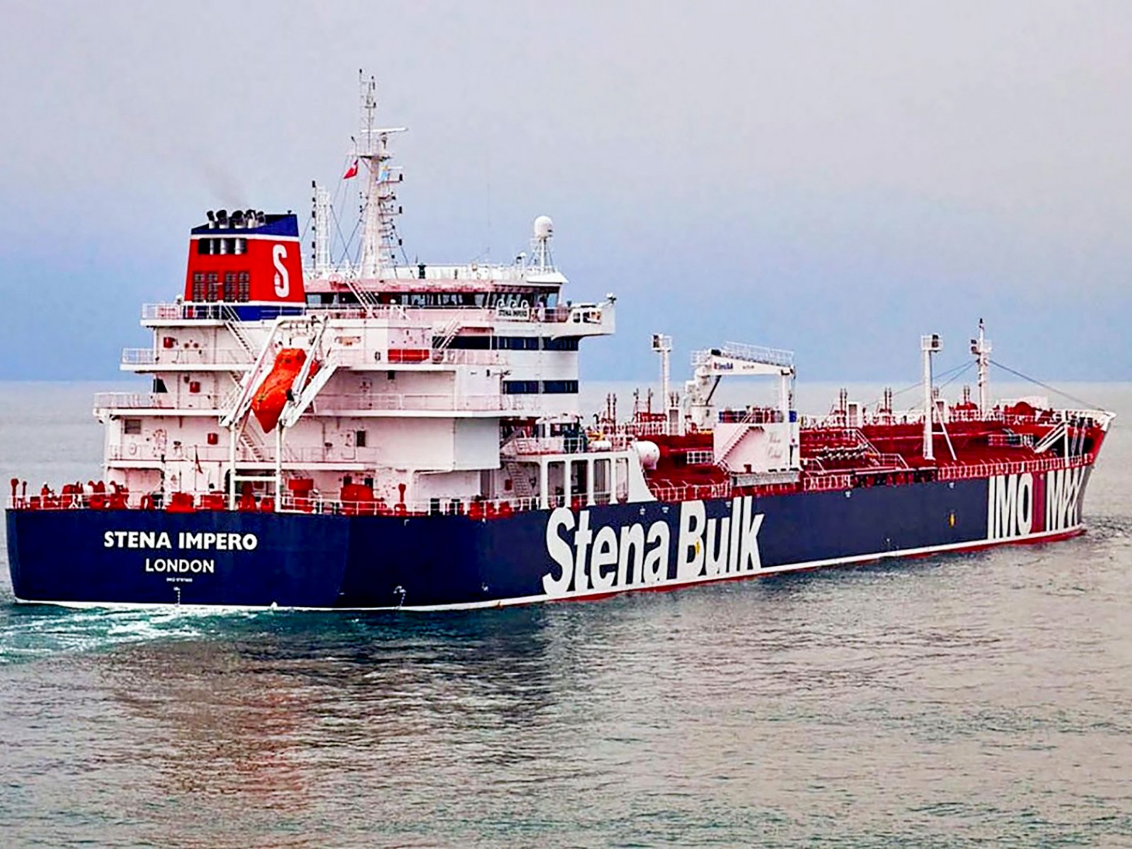 Tàu chở dầu Stena Impero. Ảnh: AP