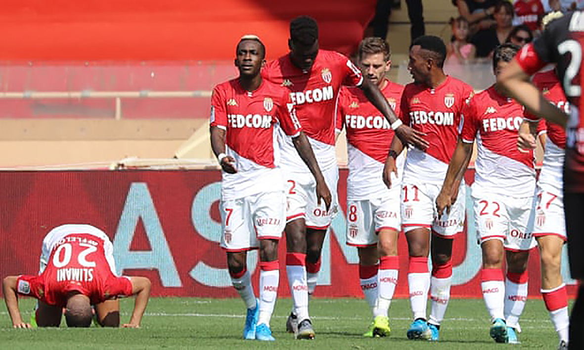 Monaco chật vật tìm lại bản sắc Monaco là á quân Ligue 1 mùa giải 2017-2018. Ảnh: AFP