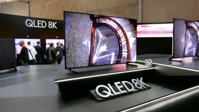 Mẫu TV QLED 8K của Samsung.