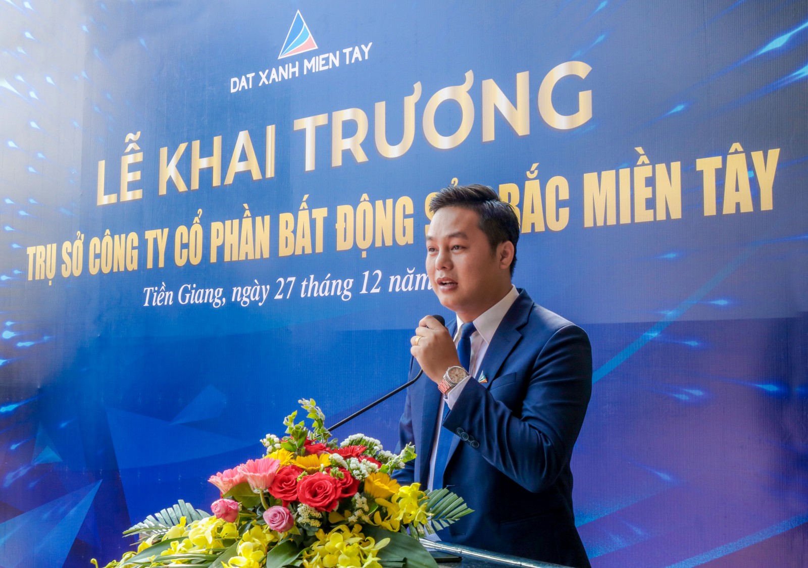 Tổng giám đốc Bắc Miền Tây - Đất Xanh Miền Tây, ông Nguyễn Minh Bảo khẳng định: Bắc Miền Tây sẽ kế thừa giá trị tốt đẹp từ công ty mẹ để trở thành doanh nghiệp BĐS uy tín hàng đầu tại Tiền Giang và ĐBSCL