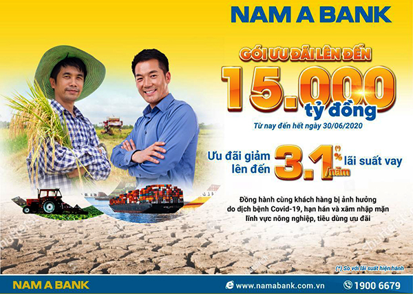 Ngân hàng tung gói ưu đãi lên đến 15.000 tỷ hỗ trợ khách hàng vay vốn