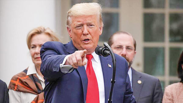 Ông Trump lại đổ lỗi Trung Quốc về COVID-19