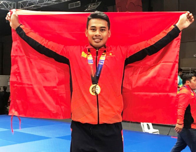 Võ sĩ Kurash Trần Thương làm rạng danh thể thao Bạc Liêu với tấm HCV tại SEA Games 30.