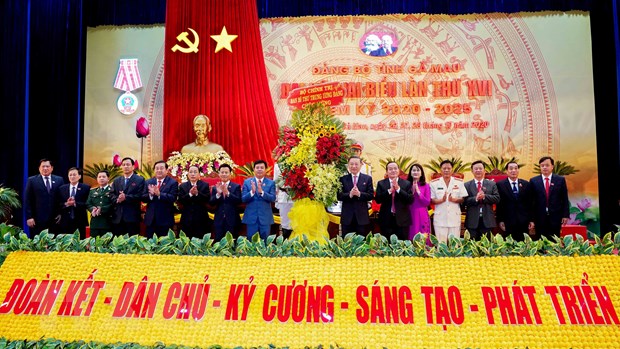 Đồng chí Tô Lâm tham dự và chỉ đạo Đại hội Đảng bộ tỉnh Cà Mau lần XVI