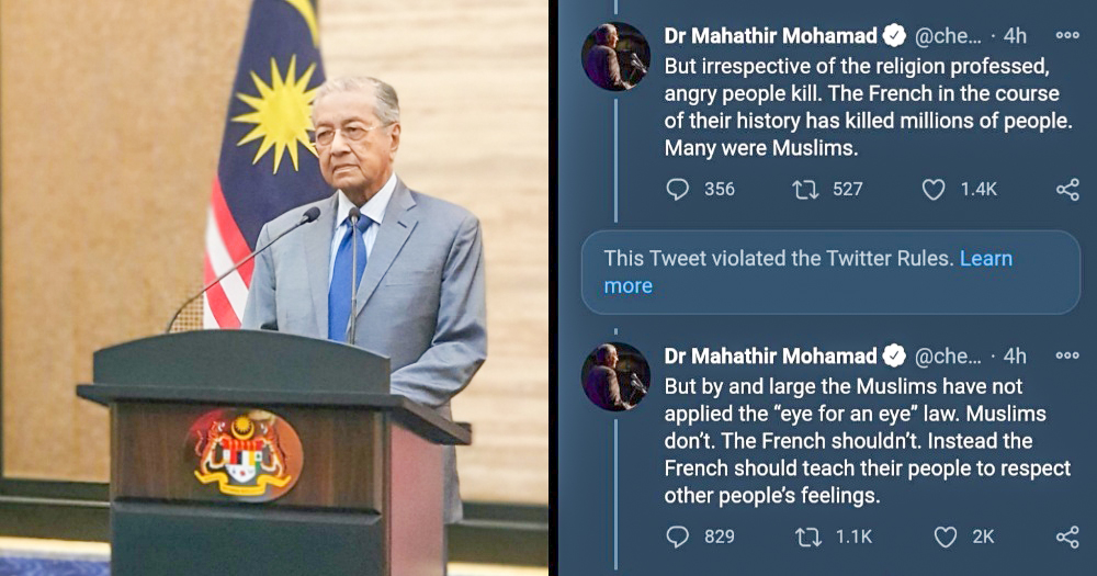 Phát ngôn gây bão
của cựu thủ tướng Malaysia Ông Mahathir, 95 tuổi, thường có những bình luận gây tranh cãi.