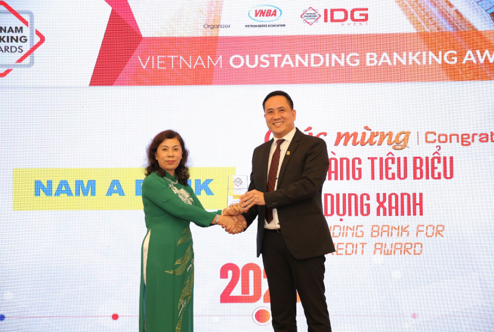 Nam A Bank tiếp tục nhận giải thưởng “Ngân hàng tiêu biểu về tín dụng xanh” năm 2020