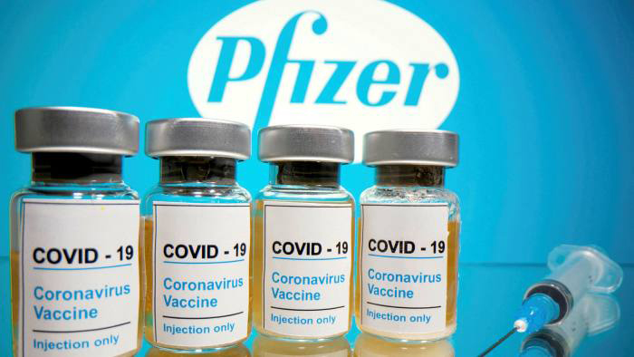 Vaccine COVID-19 của Pfizer/BioNTech. Ảnh: Reuters
