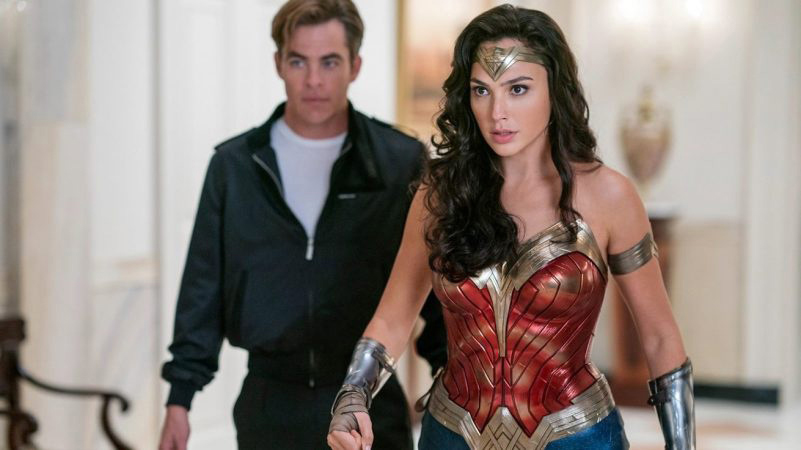 Chuyện tình giữa nữ thần Diana và chàng phi công Steve tiếp tục trong “Wonder Woman 1984”.