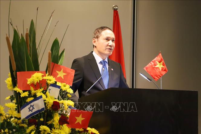 Đại sứ Việt Nam tại Israel Đỗ Minh Hùng. Ảnh: Việt Thắng/TTXVN