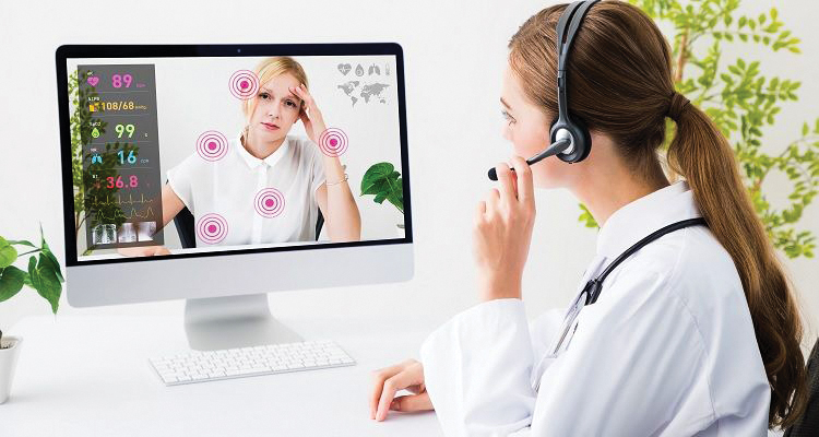 Thời của telehealth. Ảnh: Onlinenursing. duq.edu