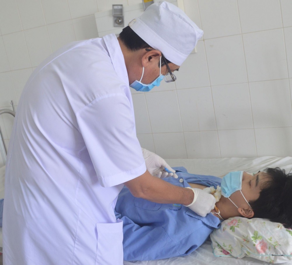 Bệnh nhân ổn định sau phẫu thuật. Ảnh:  BV cung cấp.