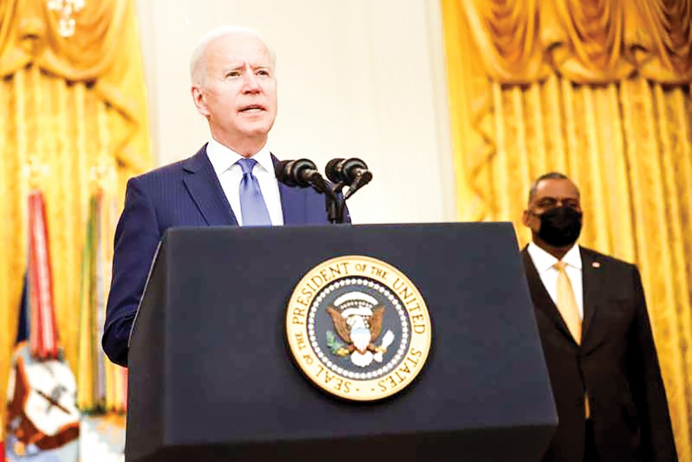 Tổng thống Biden sẽ đối thoại trực tuyến với lãnh đạo các nước Nhật - Ấn - Úc trong khuôn khổ nhóm Bộ Tứ. Ảnh: Reuters