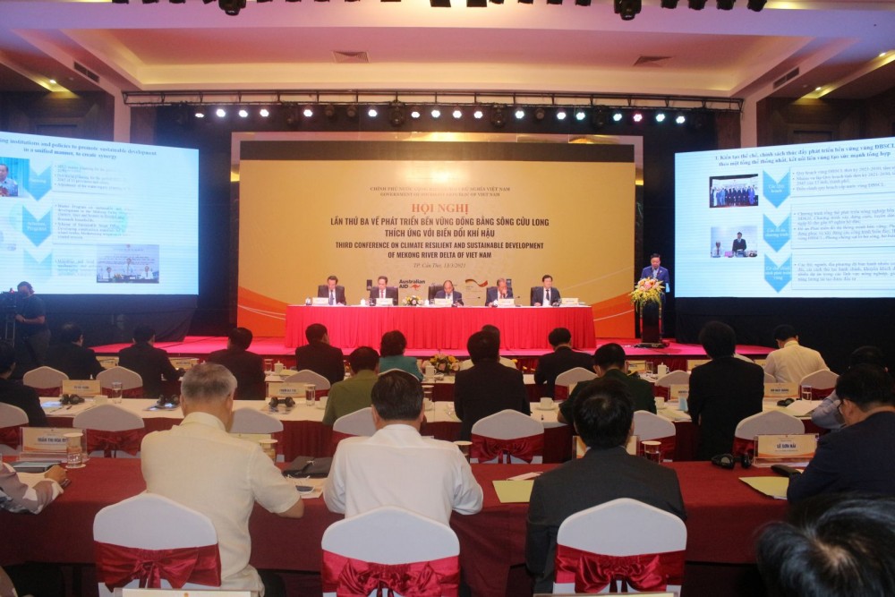  Hội nghị lần thứ 3 về phát triển bền vững ĐBSCL thích ứng BĐKH do Thủ tướng Chính phủ Nguyễn Xuân Phúc chủ trì.