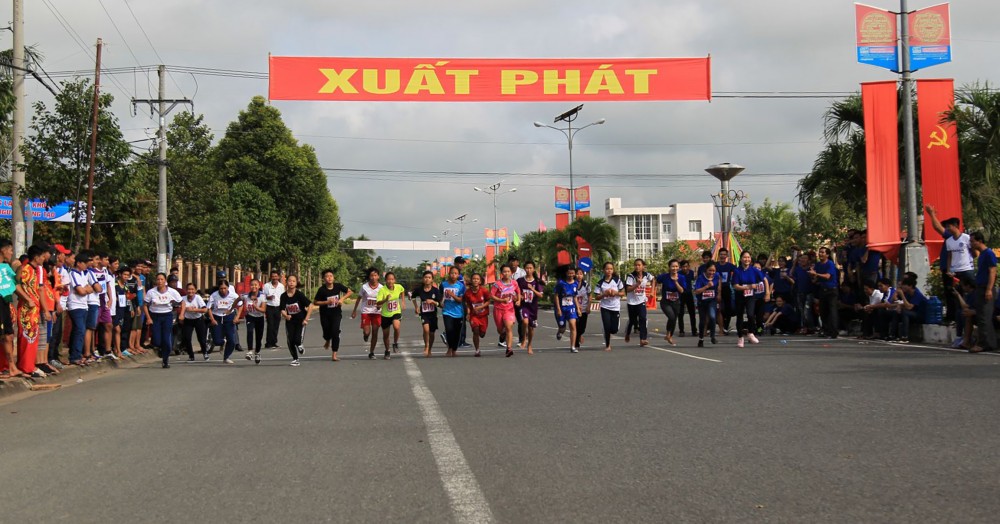 Giải Việt dã tại Đại hội TDTT huyện Phong Điền lần thứ VIII.