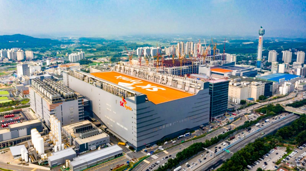 Xưởng sản xuất M14 của Công ty SK Hynix. Ảnh: Bloomberg