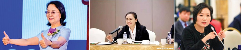 Ba nữ tỉ phú giàu nhất Trung Quốc Từ trái sang: Zhong Huijuan, Fan Hongwei và Wu Yajun.