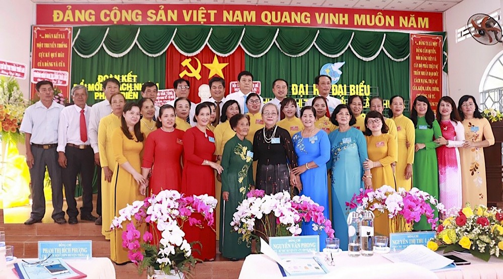 ĐH đại biểu Hội LHPN thị trấn Thới Lai nhiệm kỳ 2021-2026. Ảnh: Đơn vị cung cấp