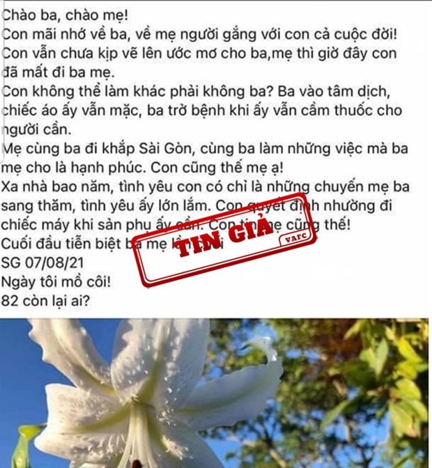 Vấn nạn tin giả về tình hình COVID-19 ở TP.HCM: Cuộc chiến cam go