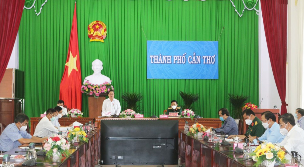 Ông Trần Việt Trường, Chủ tịch UBND TP Cần Thơ phát biểu kết luận.