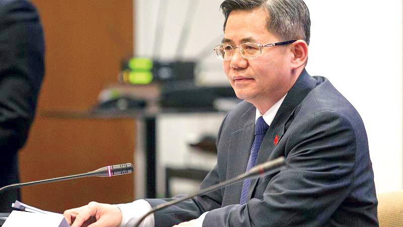 Anh ngăn đại sứ Trung Quốc tới Quốc hội Ảnh: Getty Images