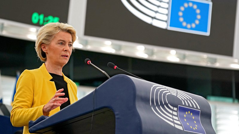 Theo Chủ tịch EC Ursula Von der Leyen, EU đóng góp hơn 25 tỉ USD/năm cho các dự án khí hậu và dự kiến sẽ tăng thêm. Ảnh: Climate Change News
