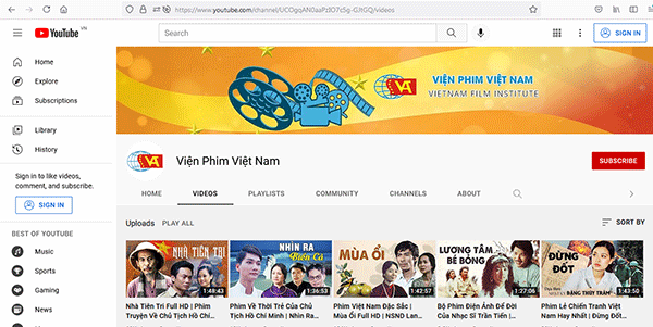 Tạo lập không gian mạng cho điện ảnh Việt Nam