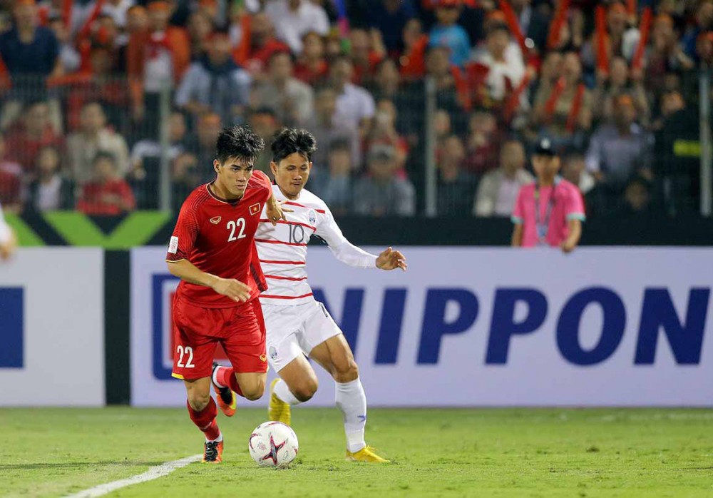 Tiền đạo Tiến Linh (số 22) sẽ tìm lại niềm vui ghi bàn thắng ở đấu trường AFF Cup? Ảnh: ANH HUY