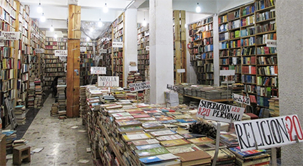 Một cửa hàng sách ở Mexico.