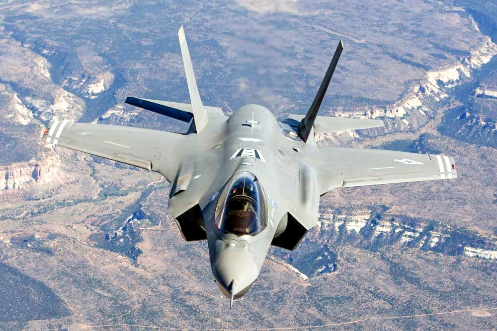 Siêu tiêm kích tàng hình F-35 Lightning II. Ảnh: Getty Images