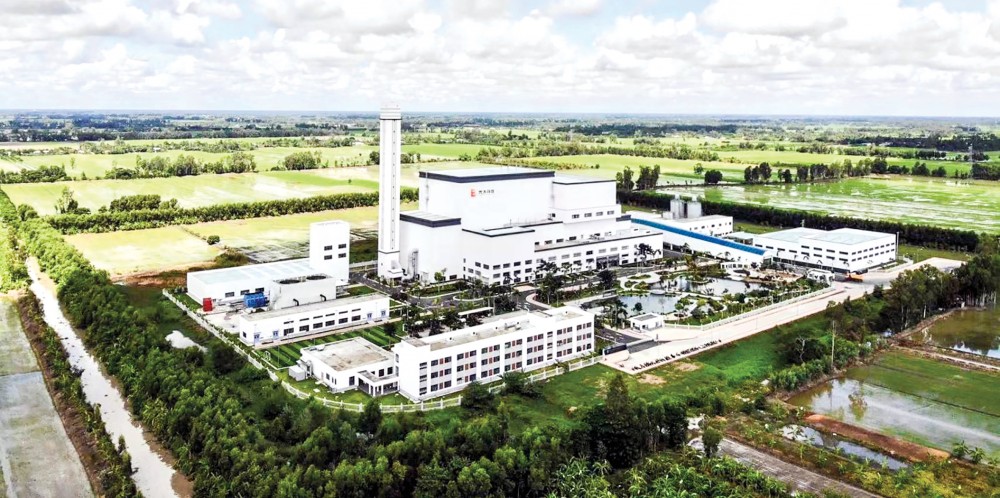 Quang cảnh Nhà máy xử lý chất thải rắn Cần Thơ tại huyện Thới Lai (TP Cần Thơ). Ảnh: CTV