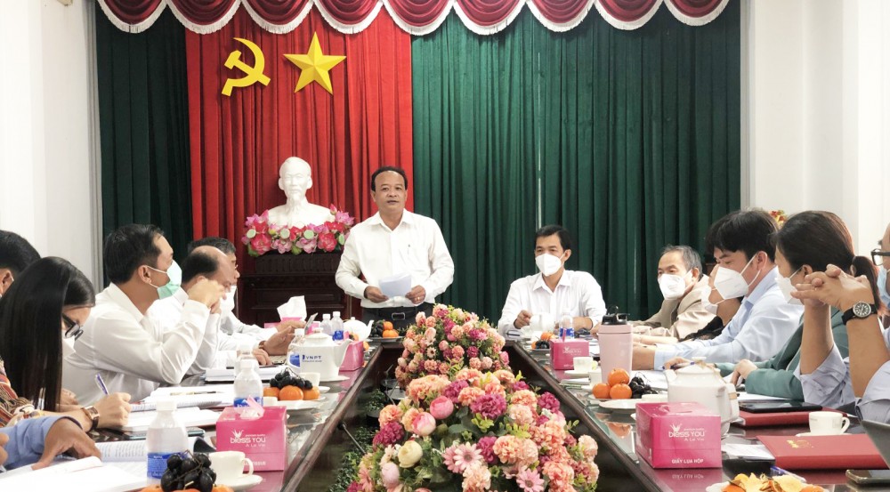 Tiếp tục phát huy ưu điểm, nỗ lực và quyết tâm khắc phục những hạn chế đã chỉ ra Đồng chí Nguyễn Ngọc Tâm, Ủy viên Ban Thường vụ, Trưởng Ban Tuyên giáo Thành ủy, phát biểu chỉ đạo tại hội nghị.