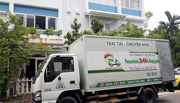 Xe tải chuyển nhà đi tỉnh của Taxi Tải 24H Sài Gòn