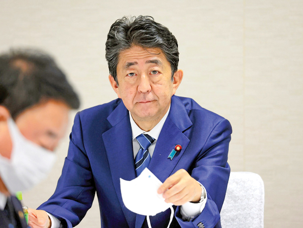 Ông Abe “chọc giận” Trung Quốc Ảnh: Asahi Shimbun