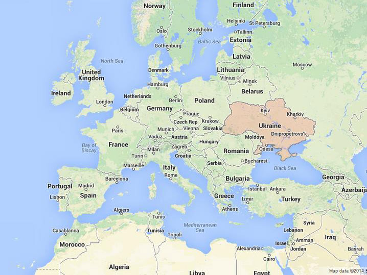 bản đồ Nga Châu Âu